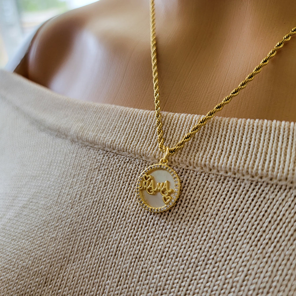 Mama Necklace - Gold Filled Pendant | Mother's Day Necklace Pendant