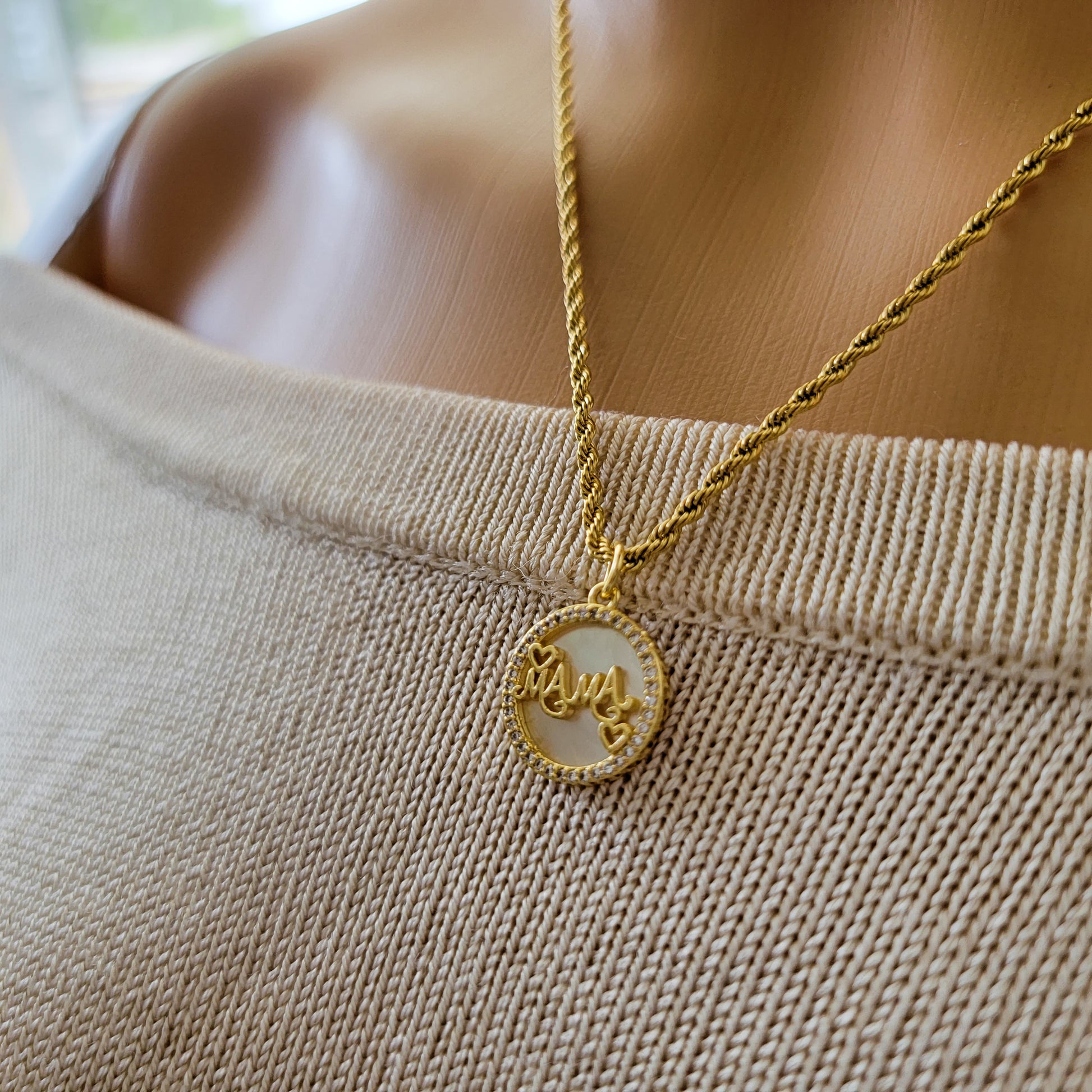 Mama Necklace - Gold Filled Pendant | Mother's Day Necklace Pendant