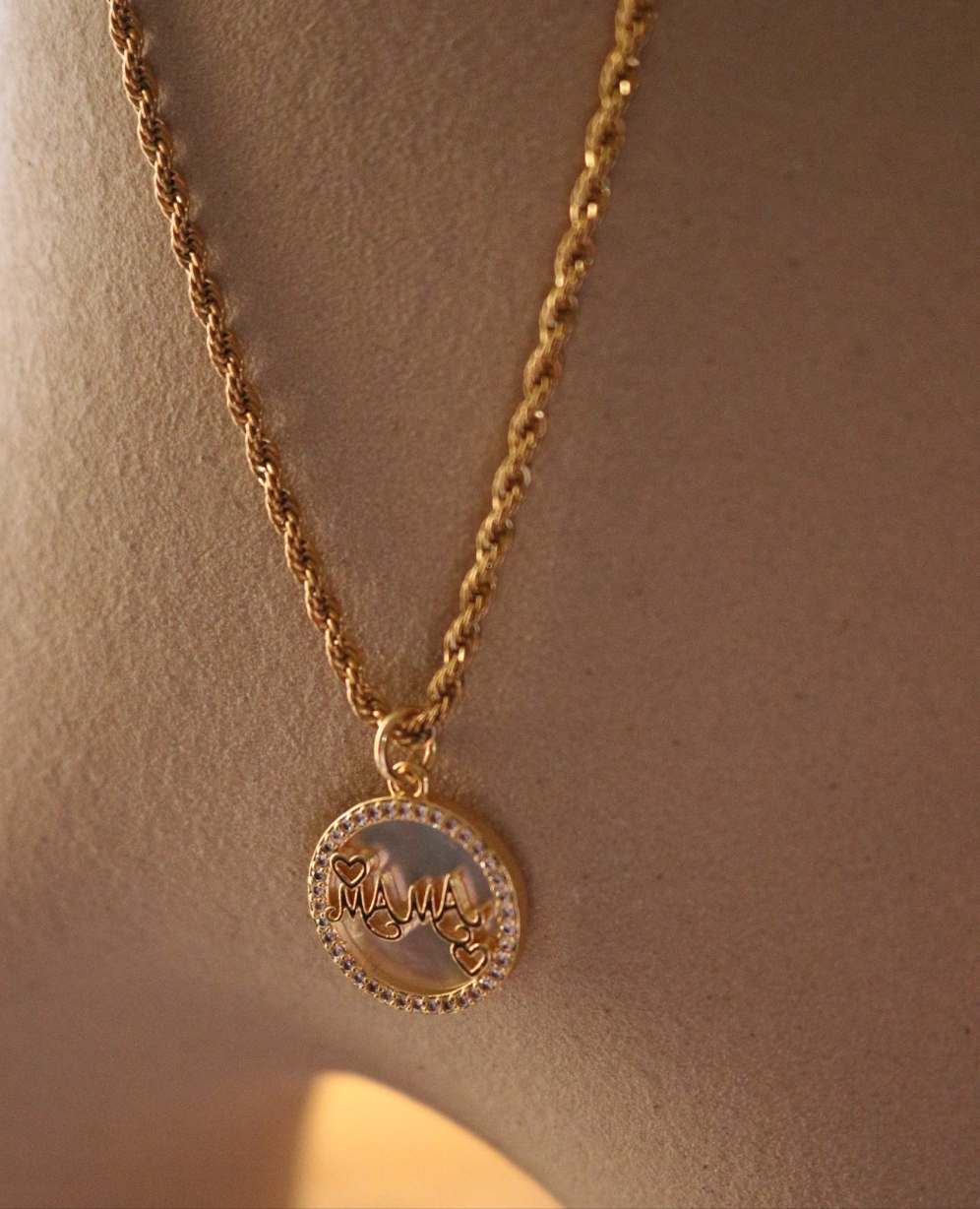 Mama Necklace - Gold Filled Pendant | Mother's Day Necklace Pendant