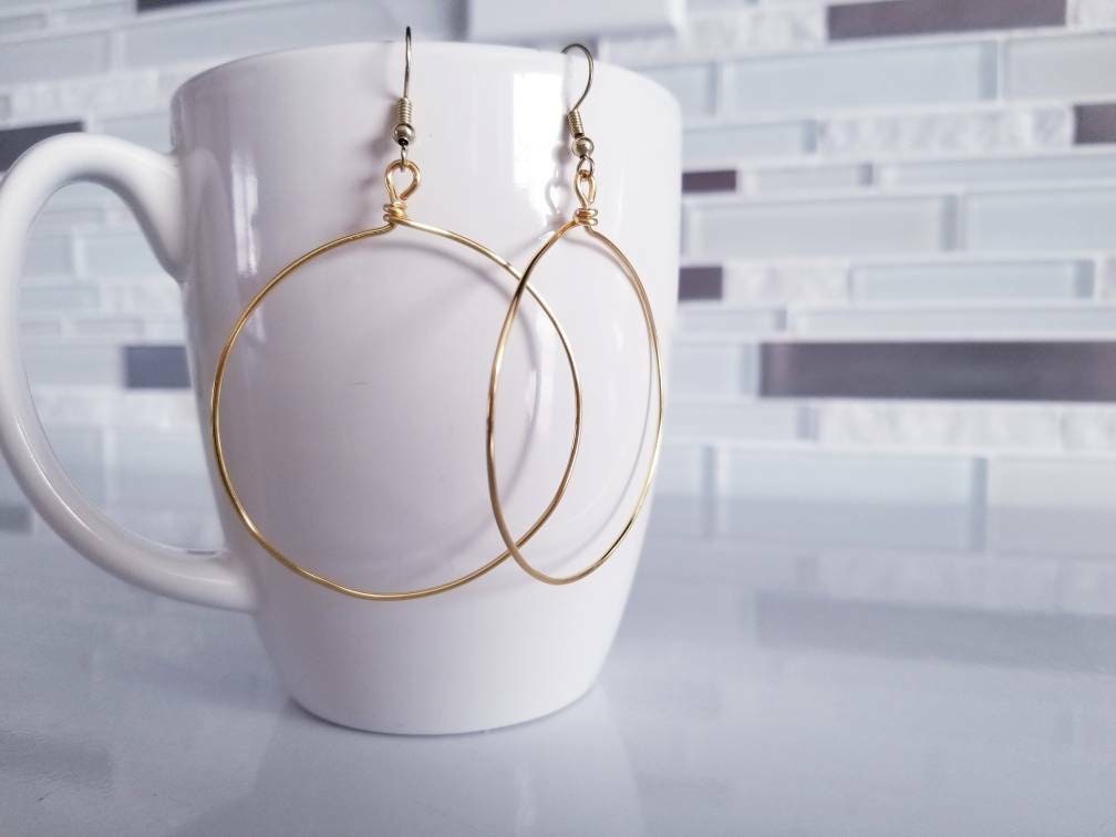 Gold filled hoop, Thin hoop earrings, Gold filled hoop earrings, Thin gold hoop earrings, Large thin hoop earrings, mom gifted giftful