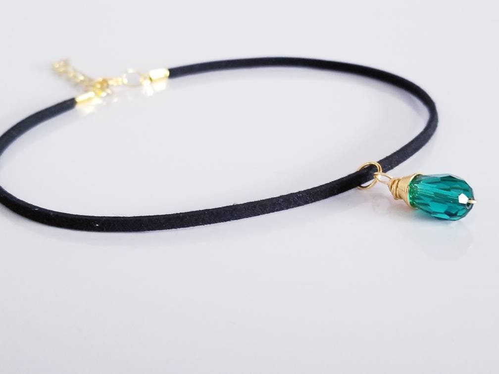Black choker necklaces for women, Collar necklace choker, Thin black choker, Lace choker, Dainty choker, Crystal choker, Collar choker