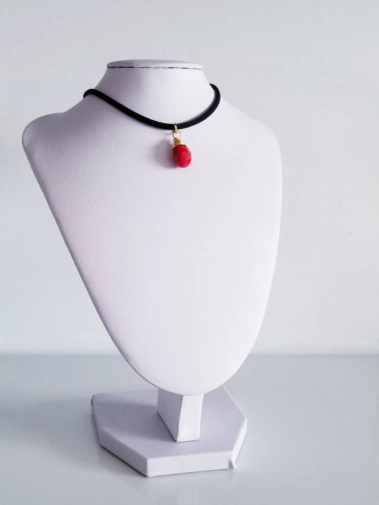 Choker, Black choker, black choker with charm,thin choker, Women choker, Choker for Girl, Gift For Woman, Woman Choker black lace choker