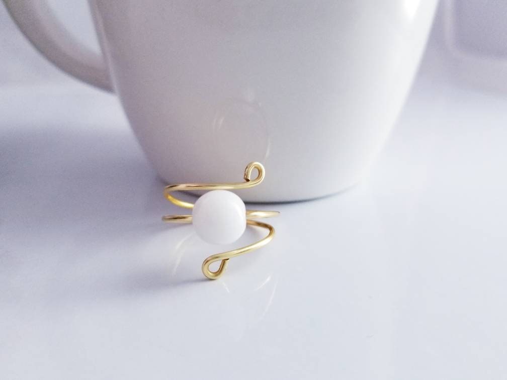 Dainty Ring, Minimalist Ring, Stacking Ring, Gold Ring, Sterling Silver Ring, Snake Ring, Spiral Ring, Adjustable Ring stacking ring
