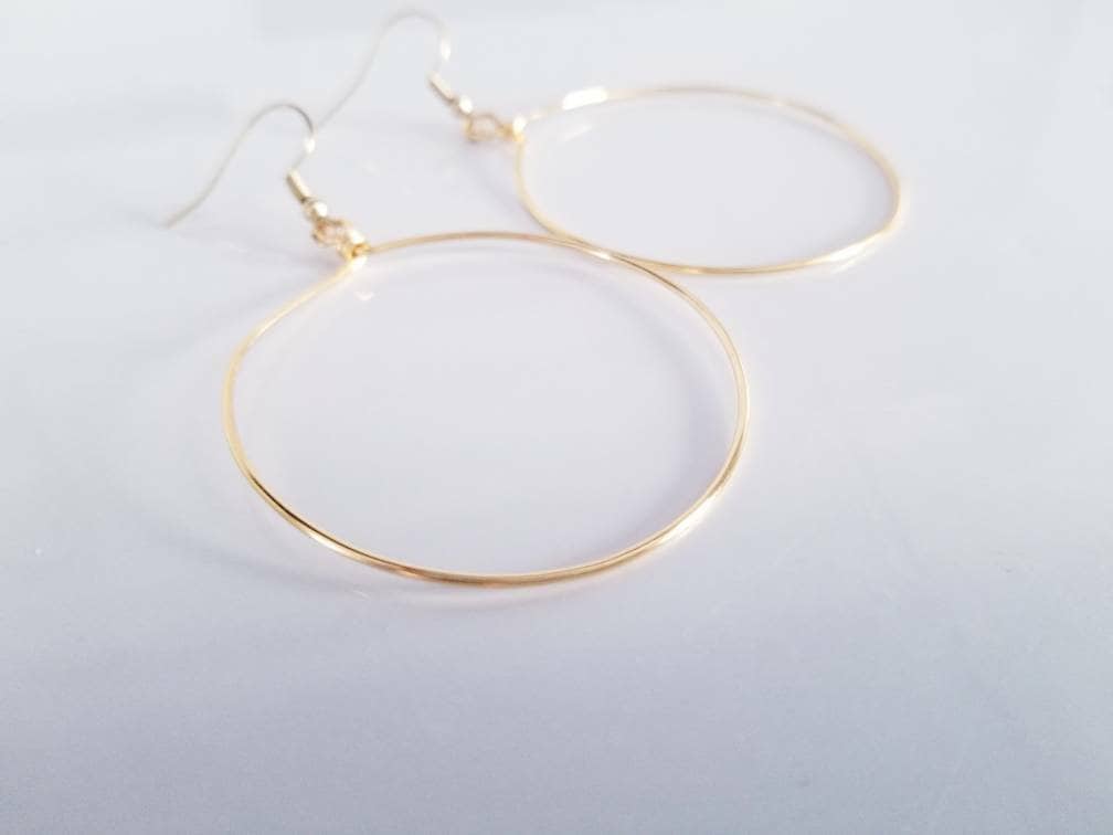 Gold filled hoop, Thin hoop earrings, Gold filled hoop earrings, Thin gold hoop earrings, Large thin hoop earrings, mom gifted giftful
