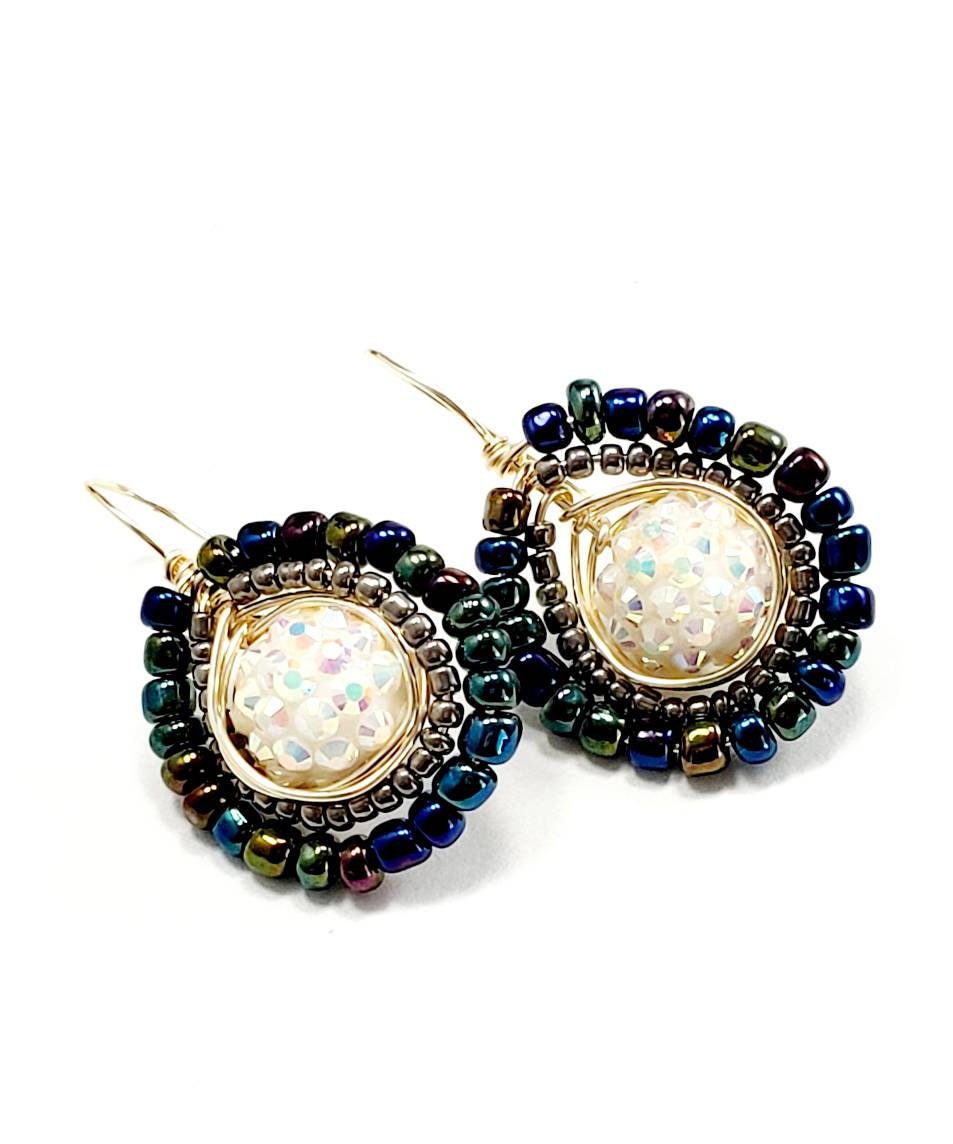 Dainty Earrings Drop, Dropping Earring, Gold Dainty Earring, Statemente Earrings, Bridesmaid earrings, Gifts for-Her, Gifted Earring,