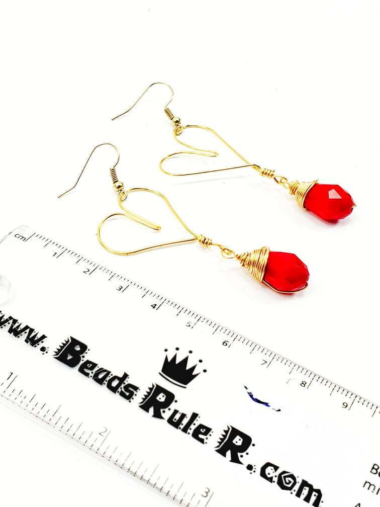 Heart hoop earrings, Hoop Earrings Large Heart Geometric Hoops Thin Delicate Gold Rose Gold Heart Shaped Valentines Day Gift, Heart Earrings