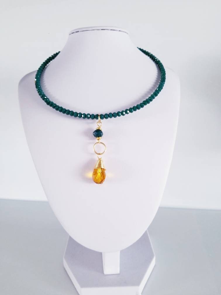 Crystal Necklace, Gemstone Necklace, Collar Choker, Choker Necklaces For Women, Dainty Choker, Bride Gift From Bridesmaid, Dainty Necklace