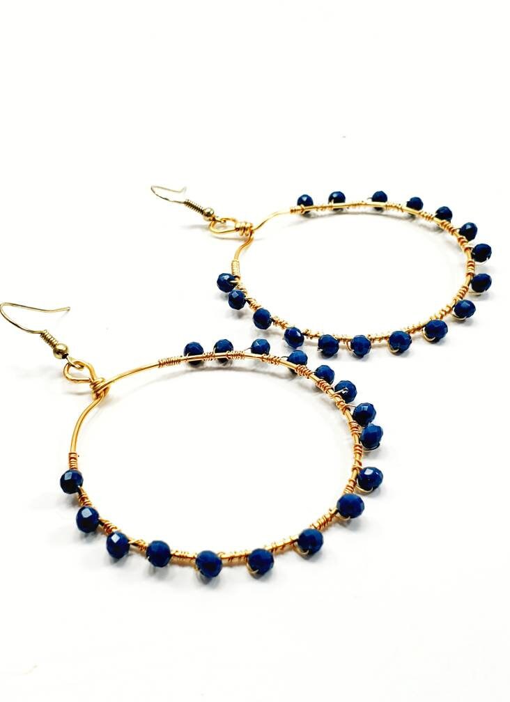 Christmas Hoop Earrings, Green Hoop Earrings, Gold Filled Hoop, Big Hoop Earrings, Simple Hoop Earrings, Large Hoop Earrings, Thin Hoops
