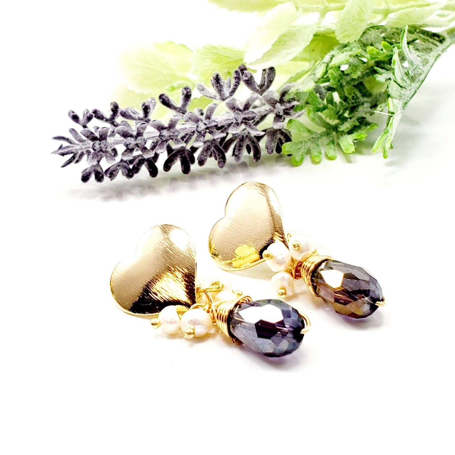 Boho bridal earrings, Pearl drop earrings bridal, Pearl bridal earrings, Mother of pearl earrings, Freshwater pearl earrings,Big sister gift