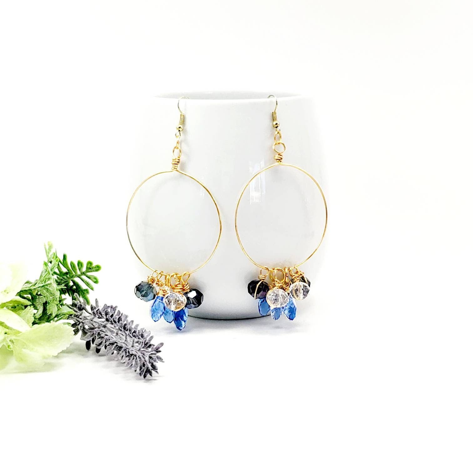Large Hoop Earrings, Crystal Hoop Earrings, Thin wire hoop, extra large hoop, Thin Hoop Earrings, Big Hoop Earrings, gold hoop earrings