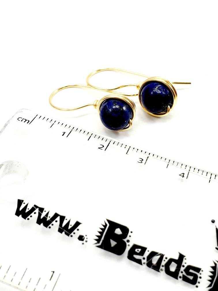 Lapis Lazuli Earrings, minimalistic birthstone earrings,dainty birthstone earrings, birthstone huggie earrings,stoned earrings,gift for- her