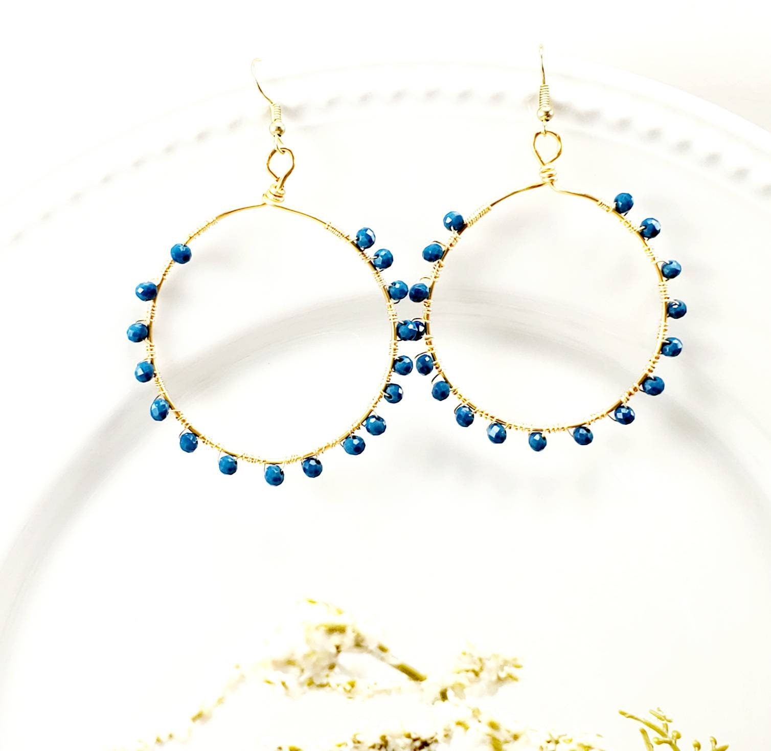 Christmas Hoop Earrings, Green Hoop Earrings, Gold Filled Hoop, Big Hoop Earrings, Simple Hoop Earrings, Large Hoop Earrings, Thin Hoops