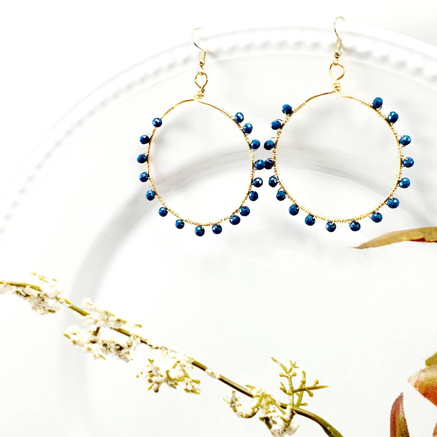 Christmas Hoop Earrings, Green Hoop Earrings, Gold Filled Hoop, Big Hoop Earrings, Simple Hoop Earrings, Large Hoop Earrings, Thin Hoops