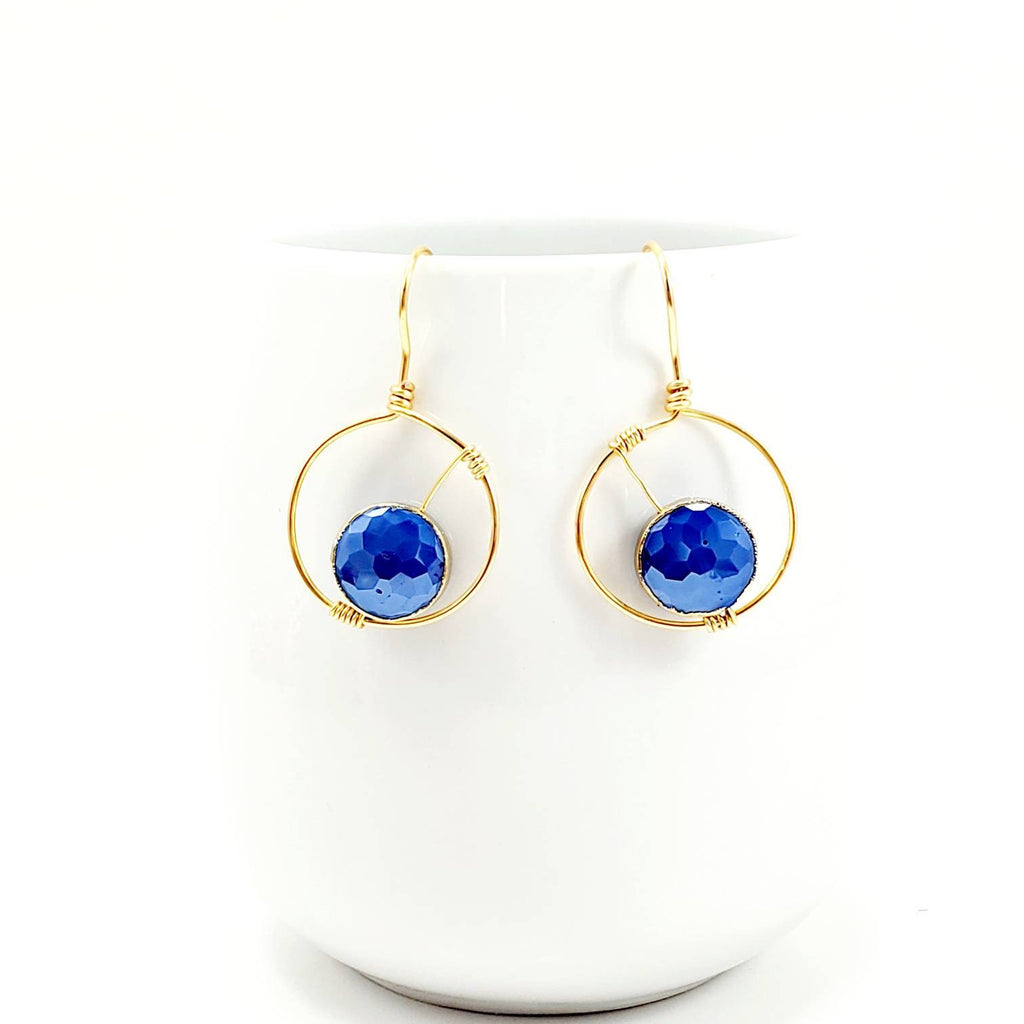 Tiny hoop earrings, Thin hoop earrings, Crystal hoop earrings,Thin gold hoop earrings, Christmas gifts, Secret Santa gift for women
