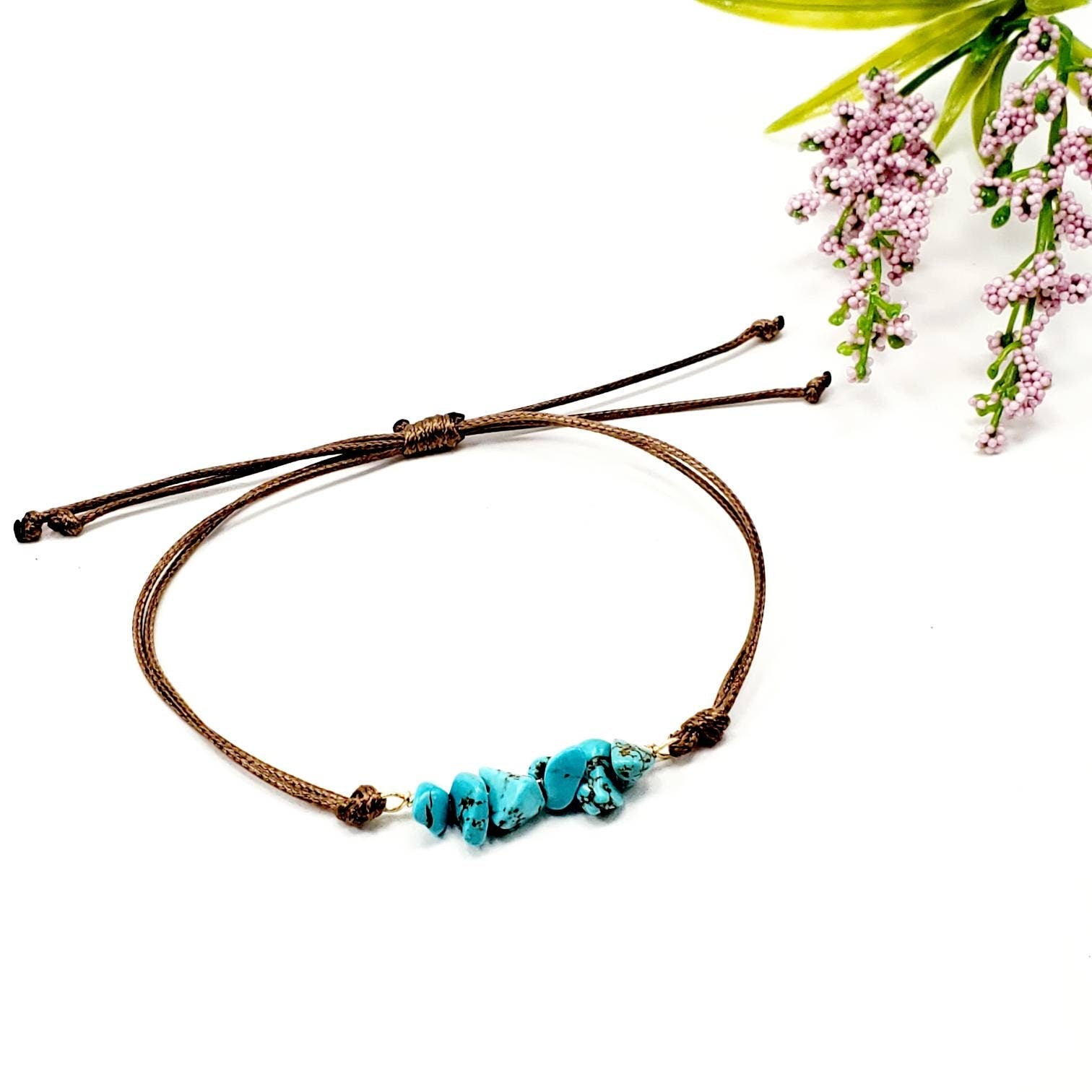Turquoise bracelet, Custom-Bracelet, Dainty Bracelet For Gift, Stone-Bracelet, Bracelet Minimalistic, Gifted bracelet, Giftful daughter