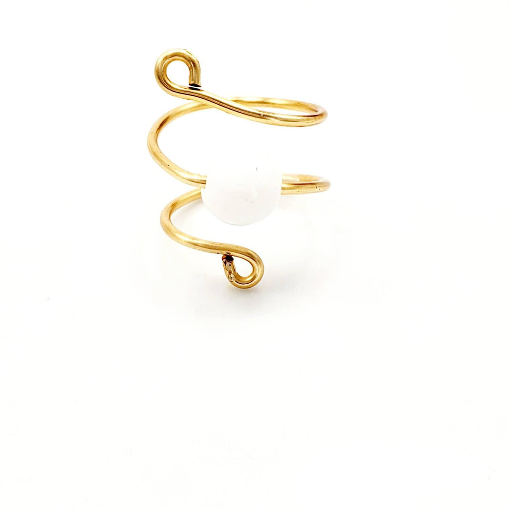 Dainty Ring, Minimalist Ring, Stacking Ring, Gold Ring, Sterling Silver Ring, Snake Ring, Spiral Ring, Adjustable Ring stacking ring