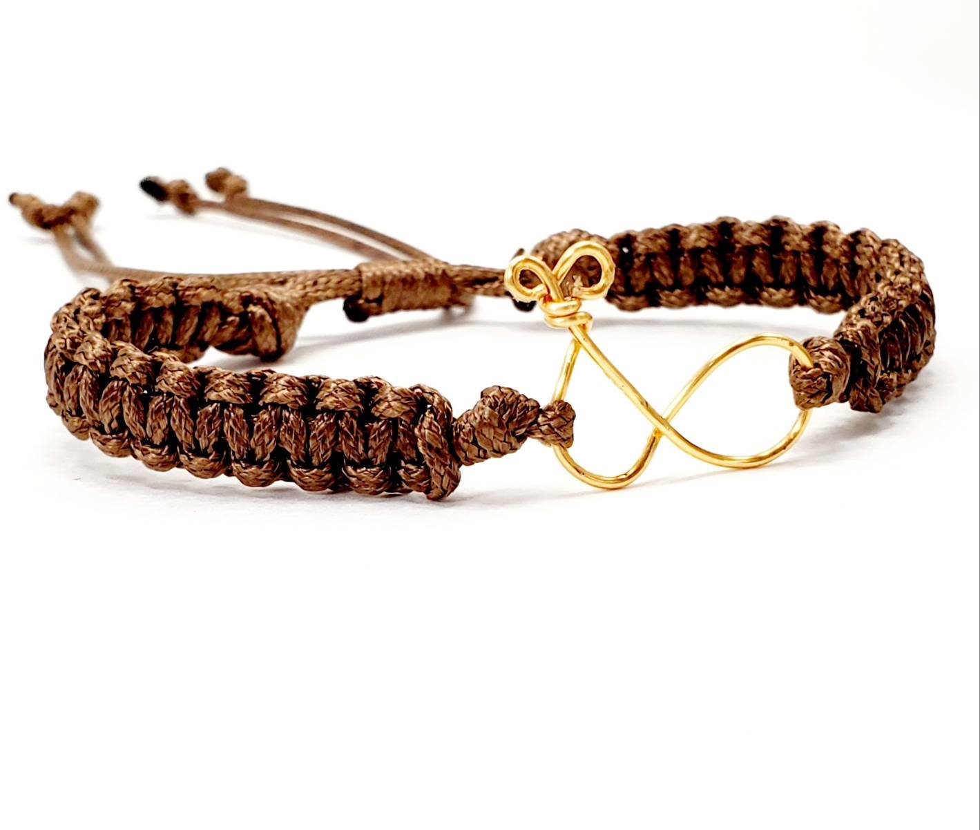 Dainty Bracelet, Flat Macrame Wax Cord Bracelet, Friendship Bracelet, Adjustable Bracelet, Femme Bracelet, Best Friend Bracelet Waterproof
