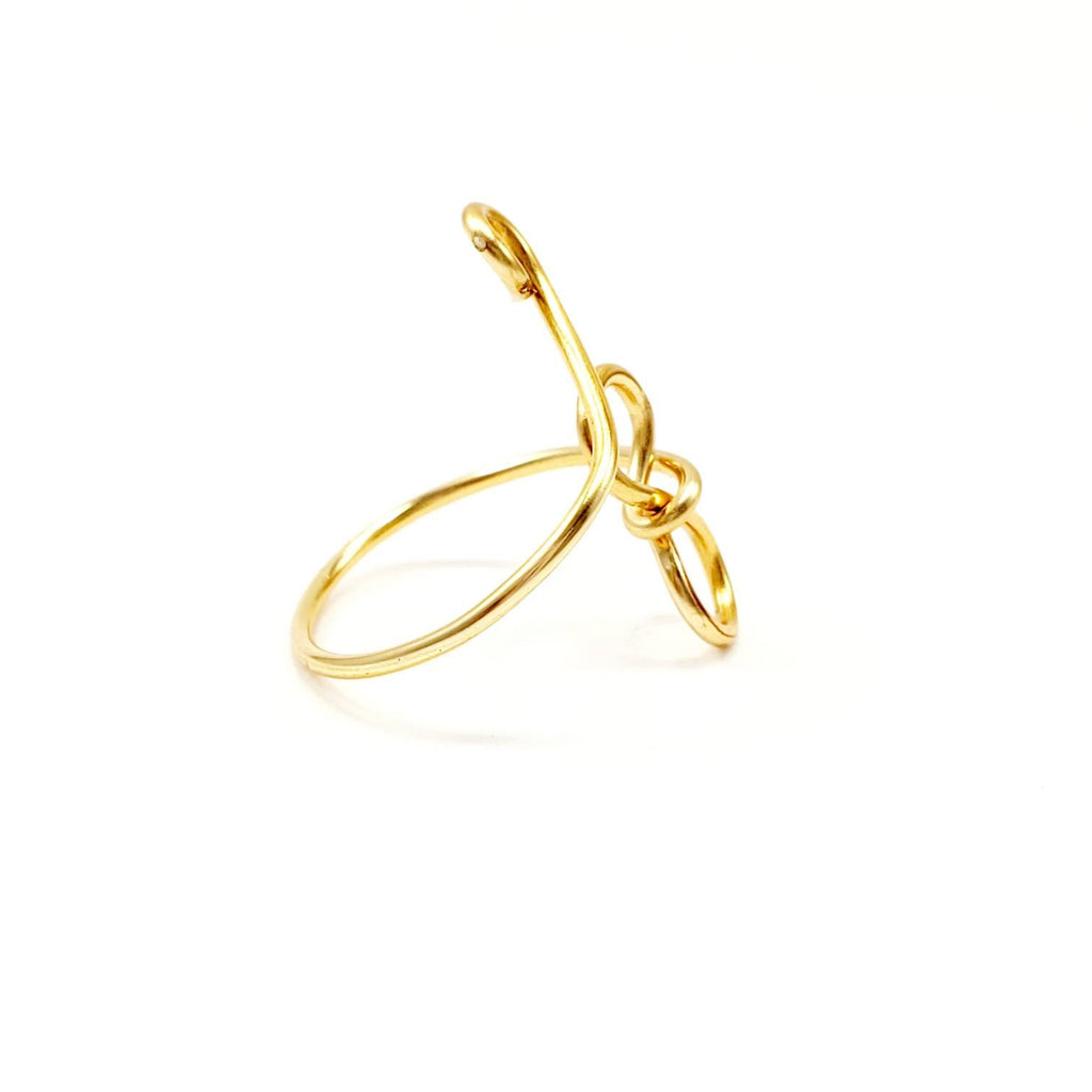 Dainty Infinity Rings, Thin Gold Ring, Ring wired, Wired Wrapped Rings, Infinity Promise Ring, Thin Infinity Ring, Infinity Knot Midi ring,