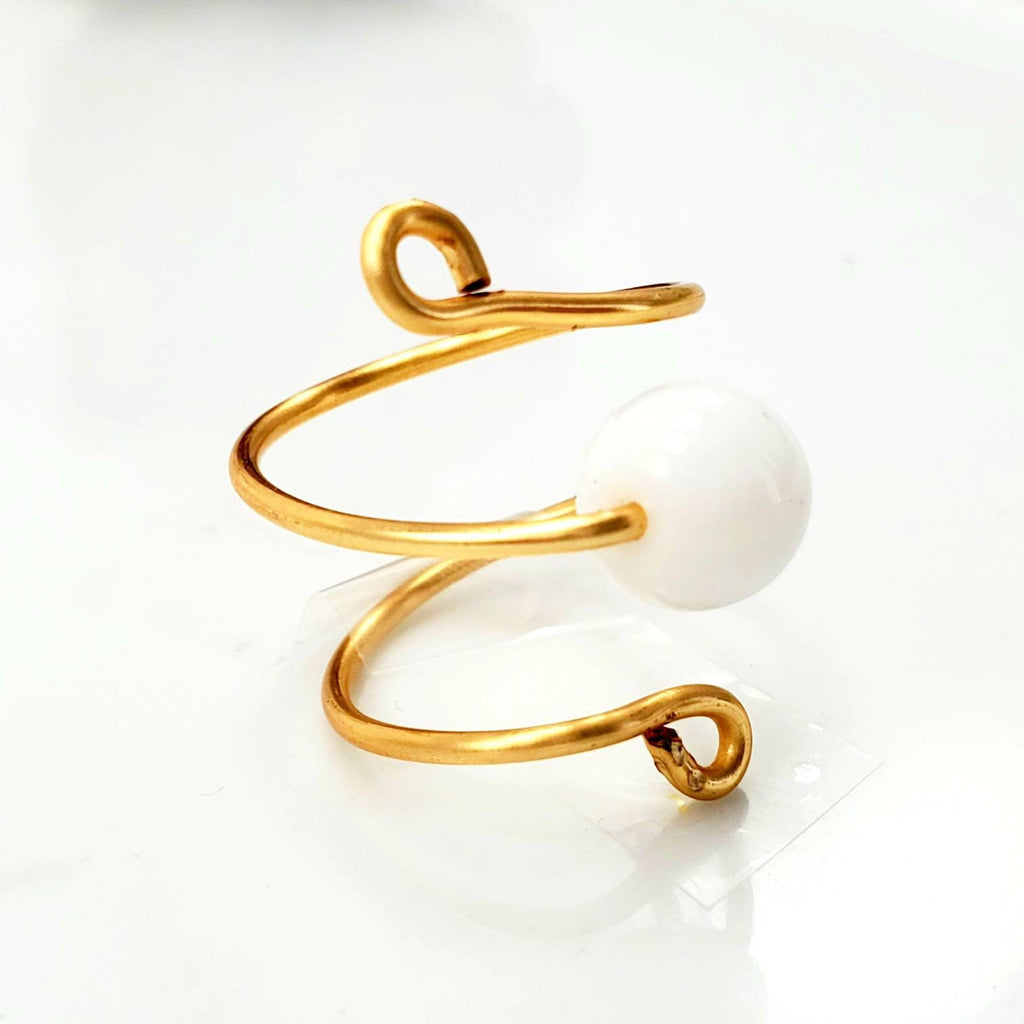 Dainty Ring, Minimalist Ring, Stacking Ring, Gold Ring, Sterling Silver Ring, Snake Ring, Spiral Ring, Adjustable Ring stacking ring