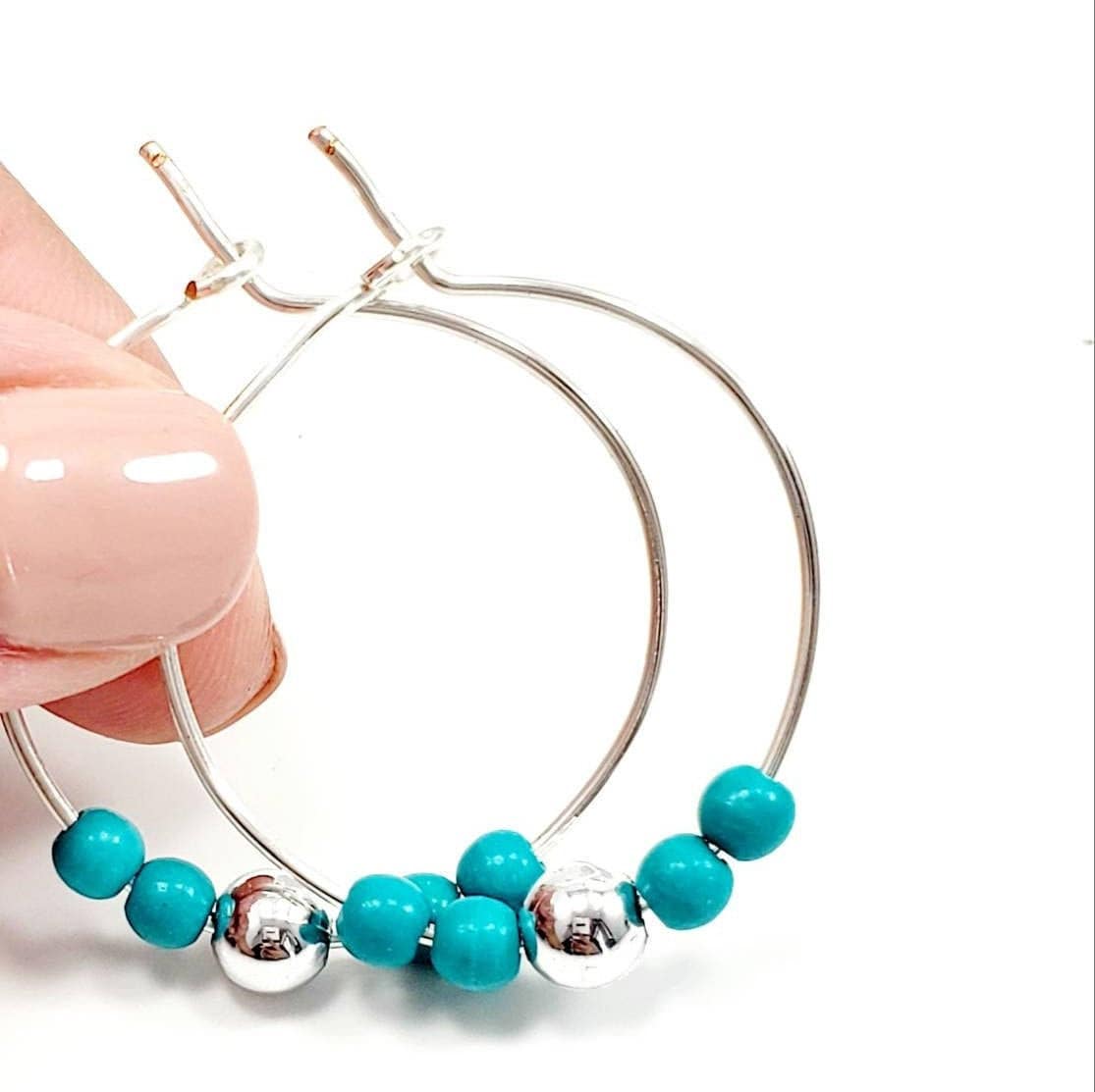 small hoop earrings silver, tiny hoop earrings, thin hoop earrings, mini hoop earrings, small earrings, mothers day gift, expecting mom gift