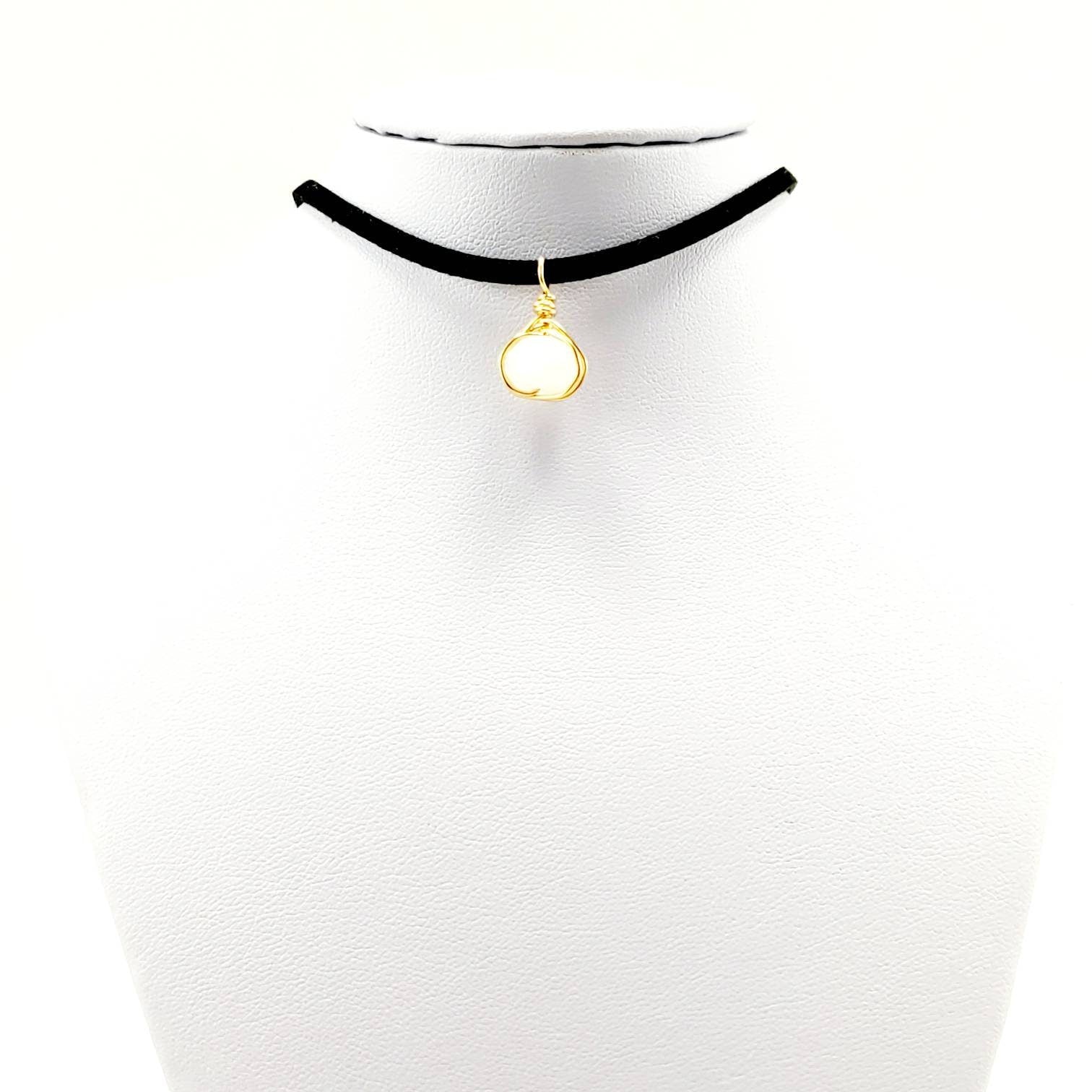 Black choker with pendant, Black choker necklaces for women, Thin Black Choker, Lace choker, Dainty choker, Crystal choker,Black lace choker