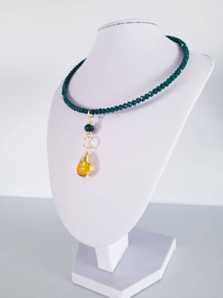 Crystal Necklace, Gemstone Necklace, Collar Choker, Choker Necklaces For Women, Dainty Choker, Bride Gift From Bridesmaid, Dainty Necklace