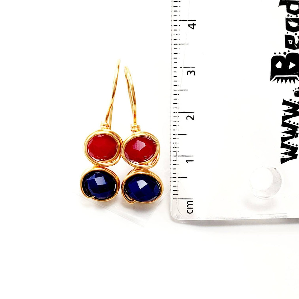 Drop Crystal  Earrings, Dainty minimalist earrings, tini earrings, huggie earrings, crystal earrings, drops earrings, dropping earring, minimalist earring