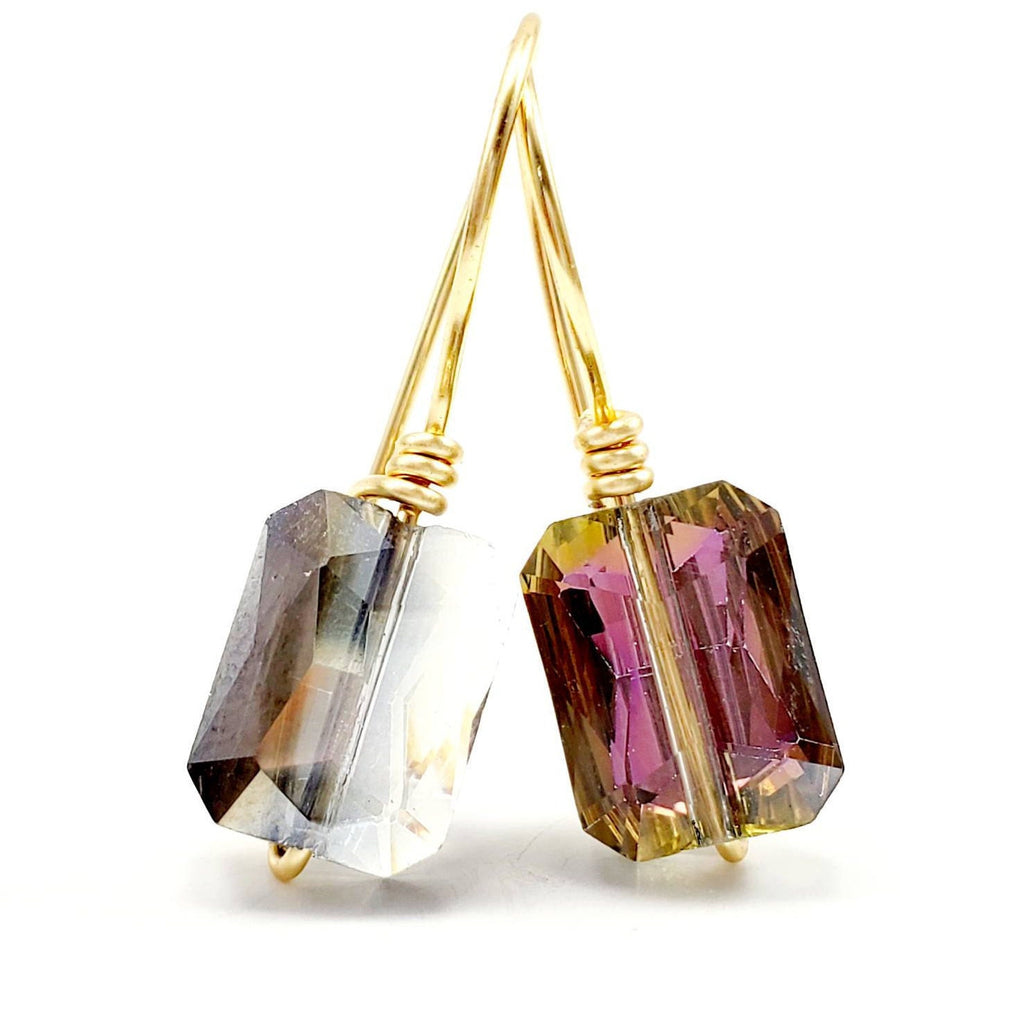 Crystal square Earrings, Geometric earrings, tini earrings, minimalistic earrings,giftful earrings, giftful gifts women, mothers days gifted