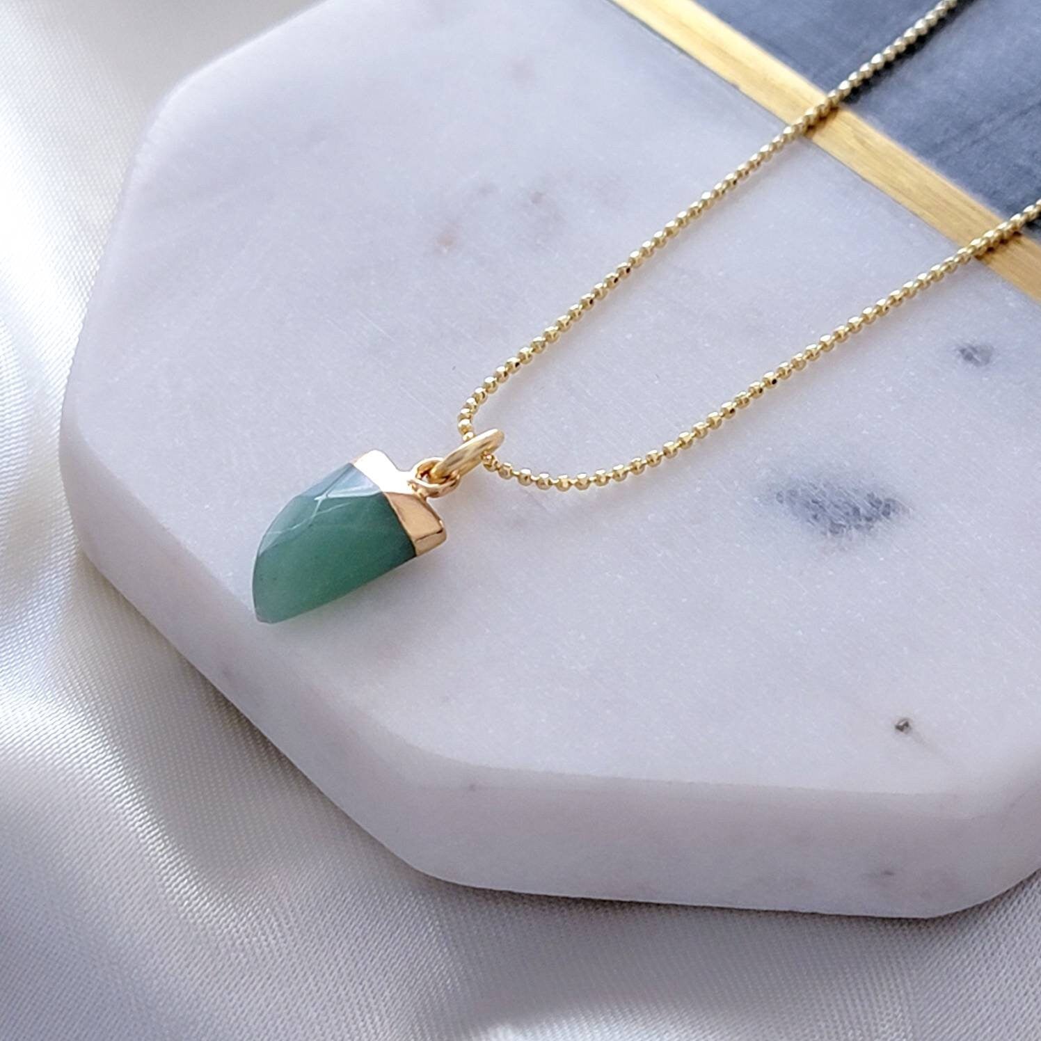 Amethyst necklace, Jade necklace, Turquoise necklace, Thin necklace chain, amethyst quartz necklace, gifted jewelry necklace, giftful sister