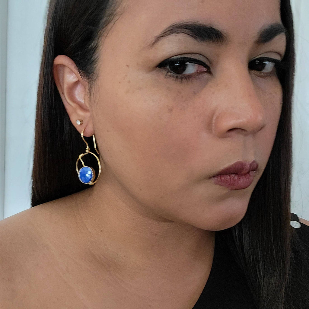 Tiny hoop earrings, Thin hoop earrings, Crystal hoop earrings,Thin gold hoop earrings, Christmas gifts, Secret Santa gift for women