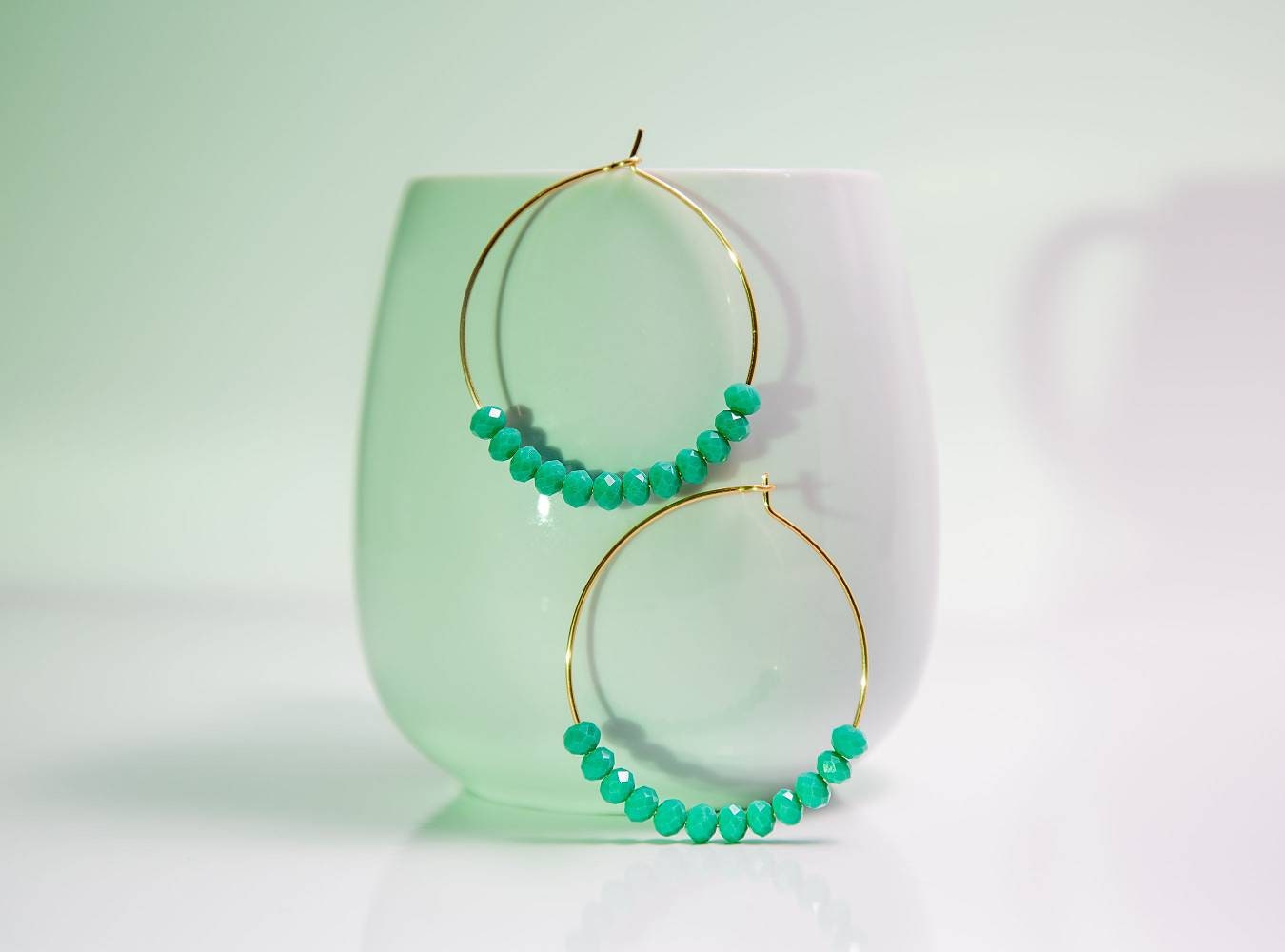 Thin hoop earrings, Thin gold hoop earrings, Large hoop earrings, Big hoop earrings, Crystal hoop earrings, Gold filled hoop earrings