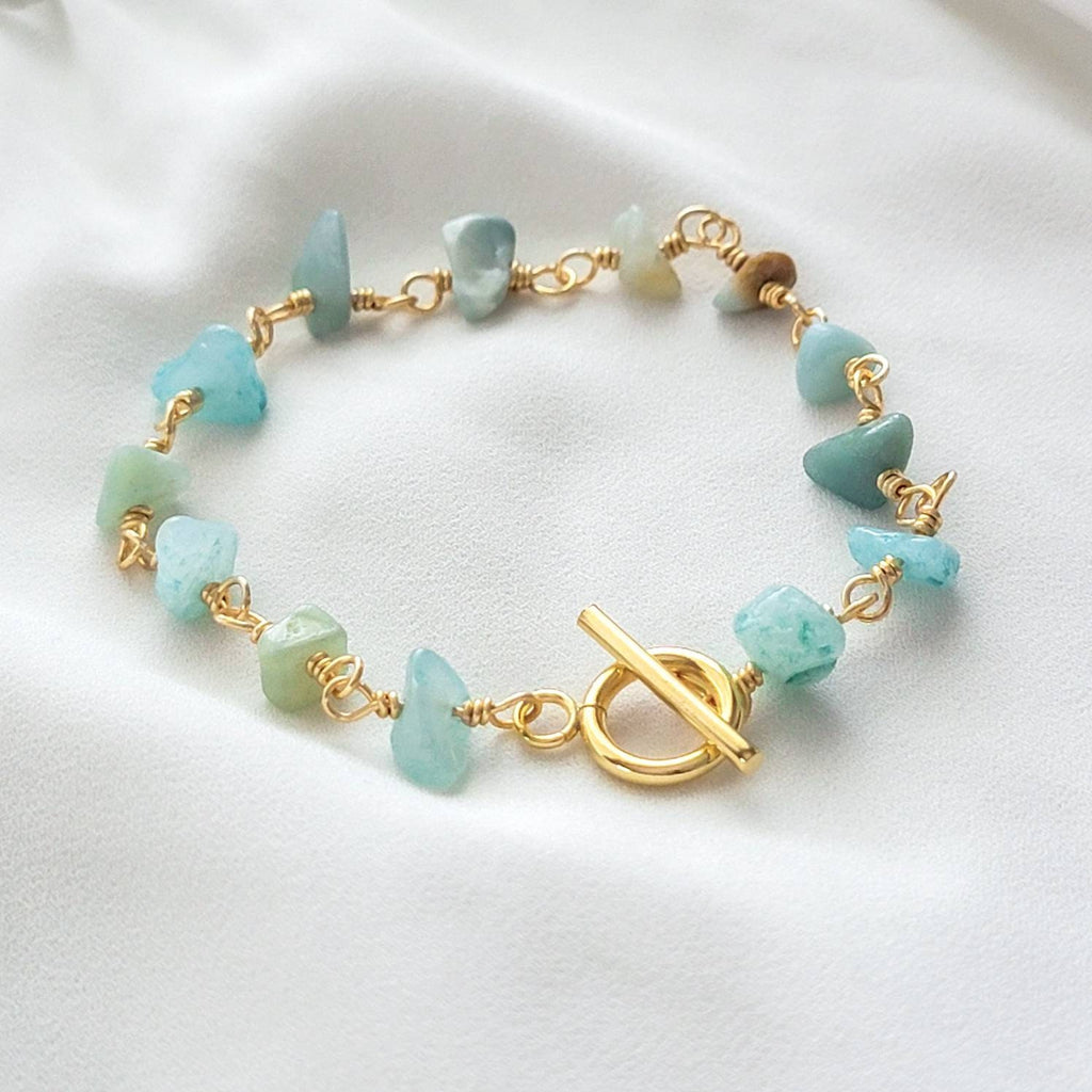 Green Aventurine Bracelet, Raw Crystal Bracelet, Minimalist bracelete, Gemstone Bracelete, Mom gift bracelet, Custom Christmas Bracelet