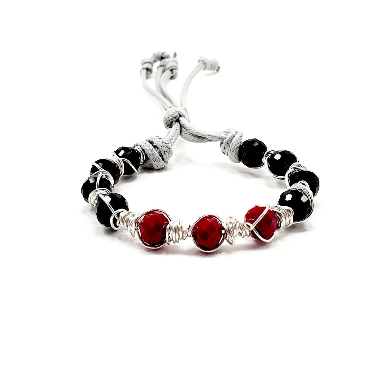 Crystal bracelets, Dainty bracelets, Crystal Bracelet, Boho layered wrap, Leather beaded wrap, stone-bracelet, bracelets for women, for gift