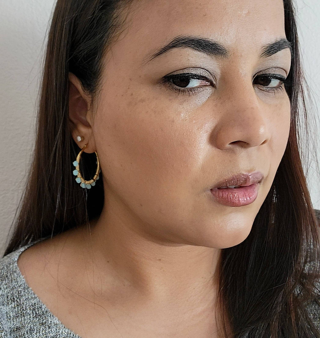Dainty hoops, Black Hoops, Gold filled hoop earrings, Thin hoop earrings, Dainty Hoop Gold, Small Crystal Hoop, Minimalistic Hoops,Hers gift