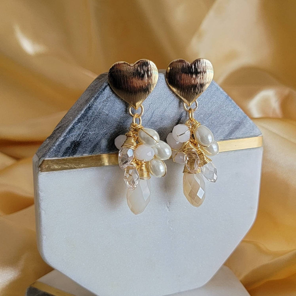 Thread earrings, Dainty earrings, huggie earrings, drops earrings, dropping earring, minimalist earring, wifely giftful, gifts for mom