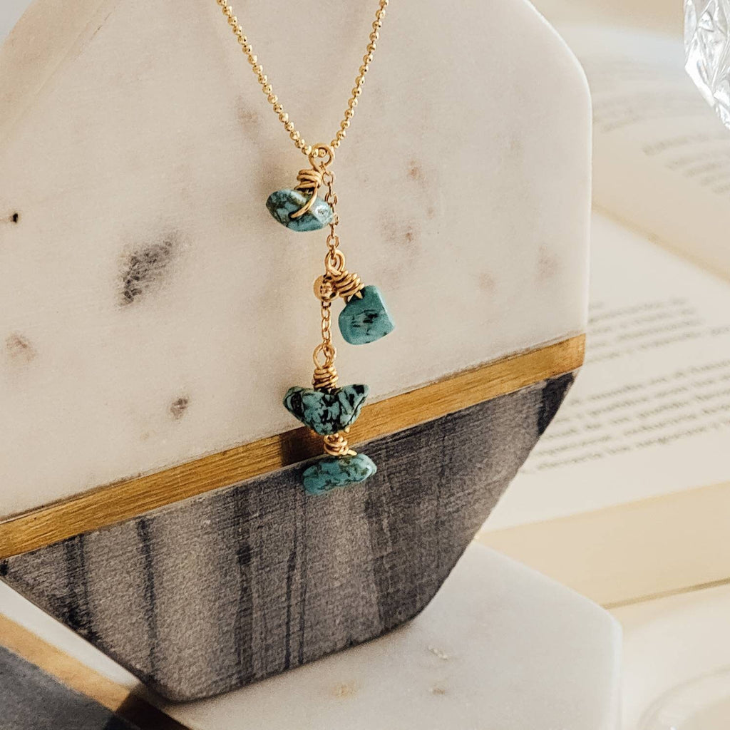 Turquoise necklace, necklace minimalistic, thin chain necklace, gold thin necklace, thin layered necklace, gıfted necklace, gift for- her