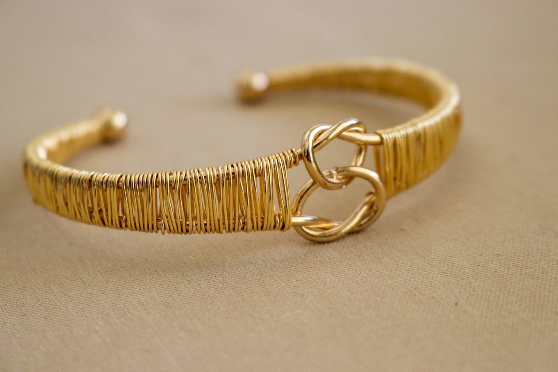 Dainty Cuff Bracelet, Woven Wire Cage Cuff Bracelet, Bangle Cuff Bracelet, Gold Bracelet Dainty, Thick Bracelet, Gift for- her