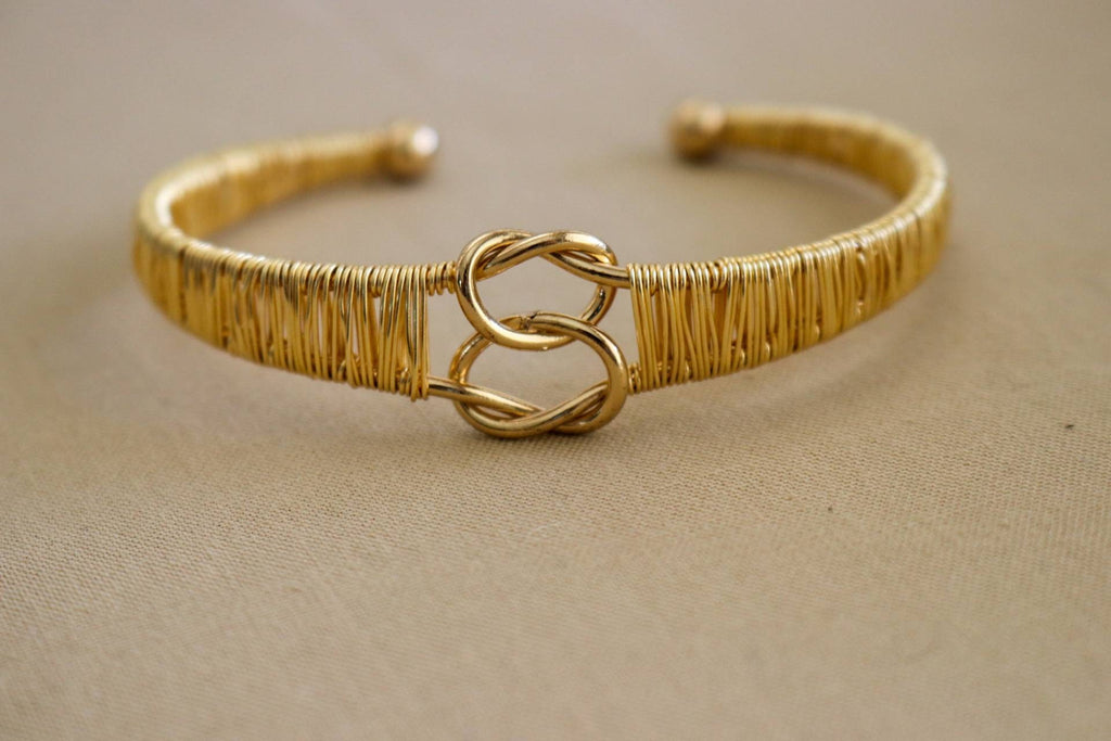 Dainty Cuff Bracelet, Woven Wire Cage Cuff Bracelet, Bangle Cuff Bracelet, Gold Bracelet Dainty, Thick Bracelet, Gift for- her