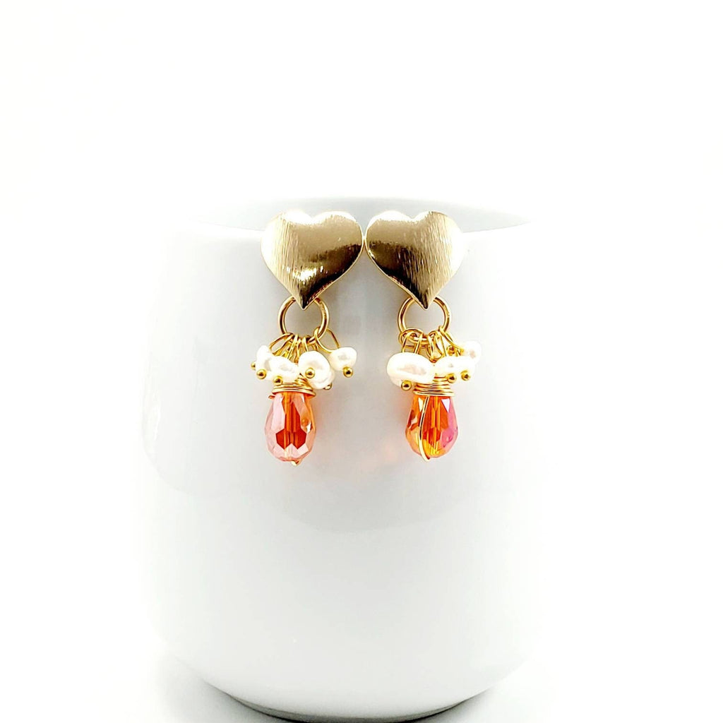 Pearl earring drops, Bridal earrings pearl drop gold, pearl gifted earring, weddings- giftful, bridal giftful, giftful bride gift,gifte gift