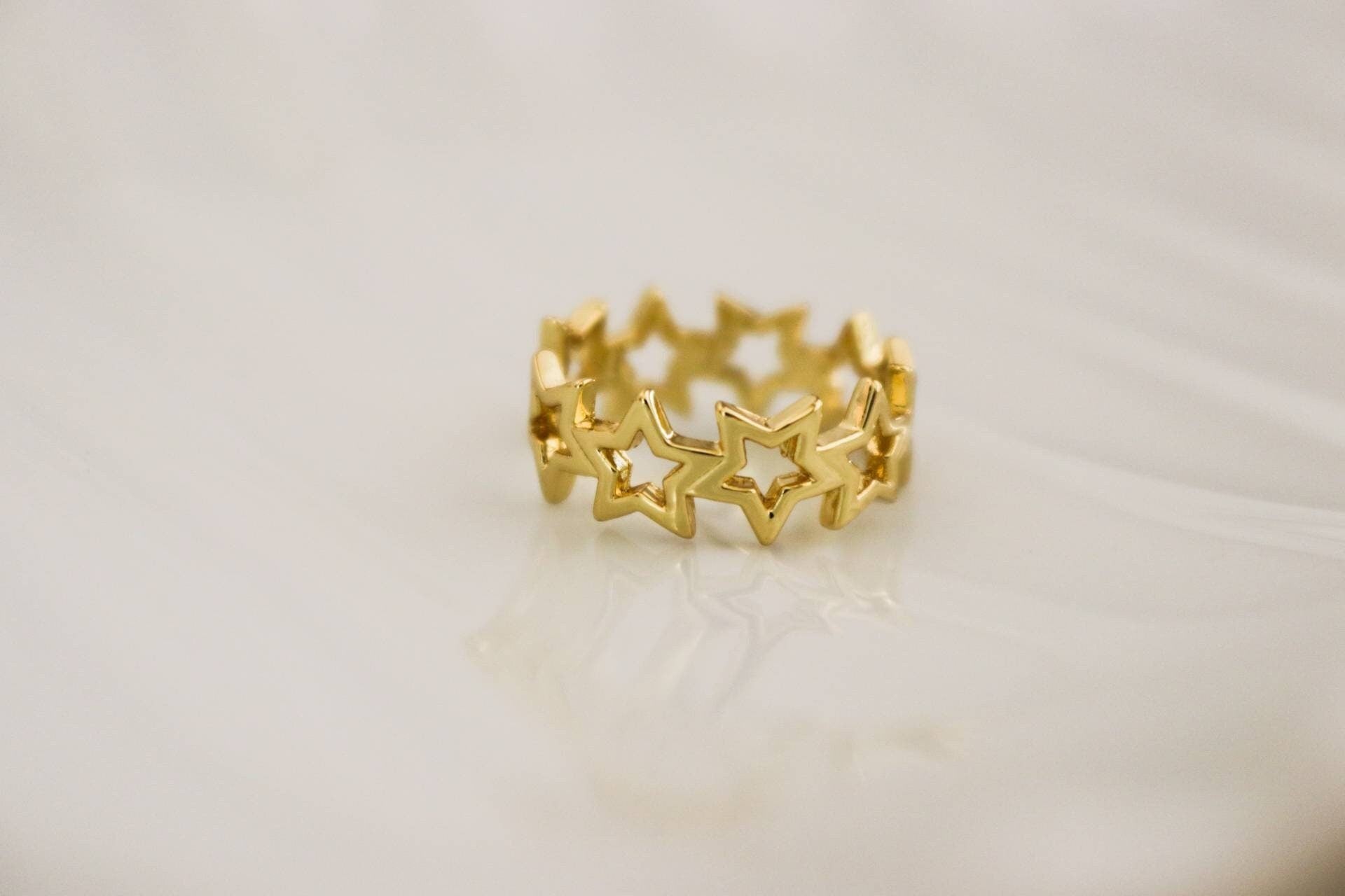 Dainty Ring, Star Gold ring, Statemente ring, Celestial ring, Stackable ring, Minimalistic rings, Dainty Gifted Ring, gifts for-her, wife