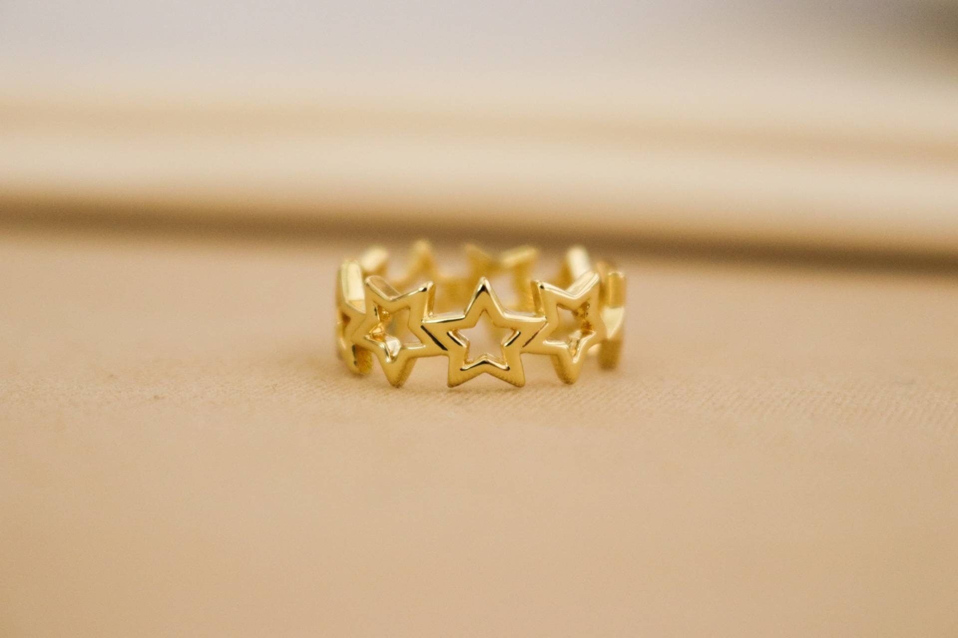 Dainty Ring, Star Gold ring, Statemente ring, Celestial ring, Stackable ring, Minimalistic rings, Dainty Gifted Ring, gifts for-her, wife