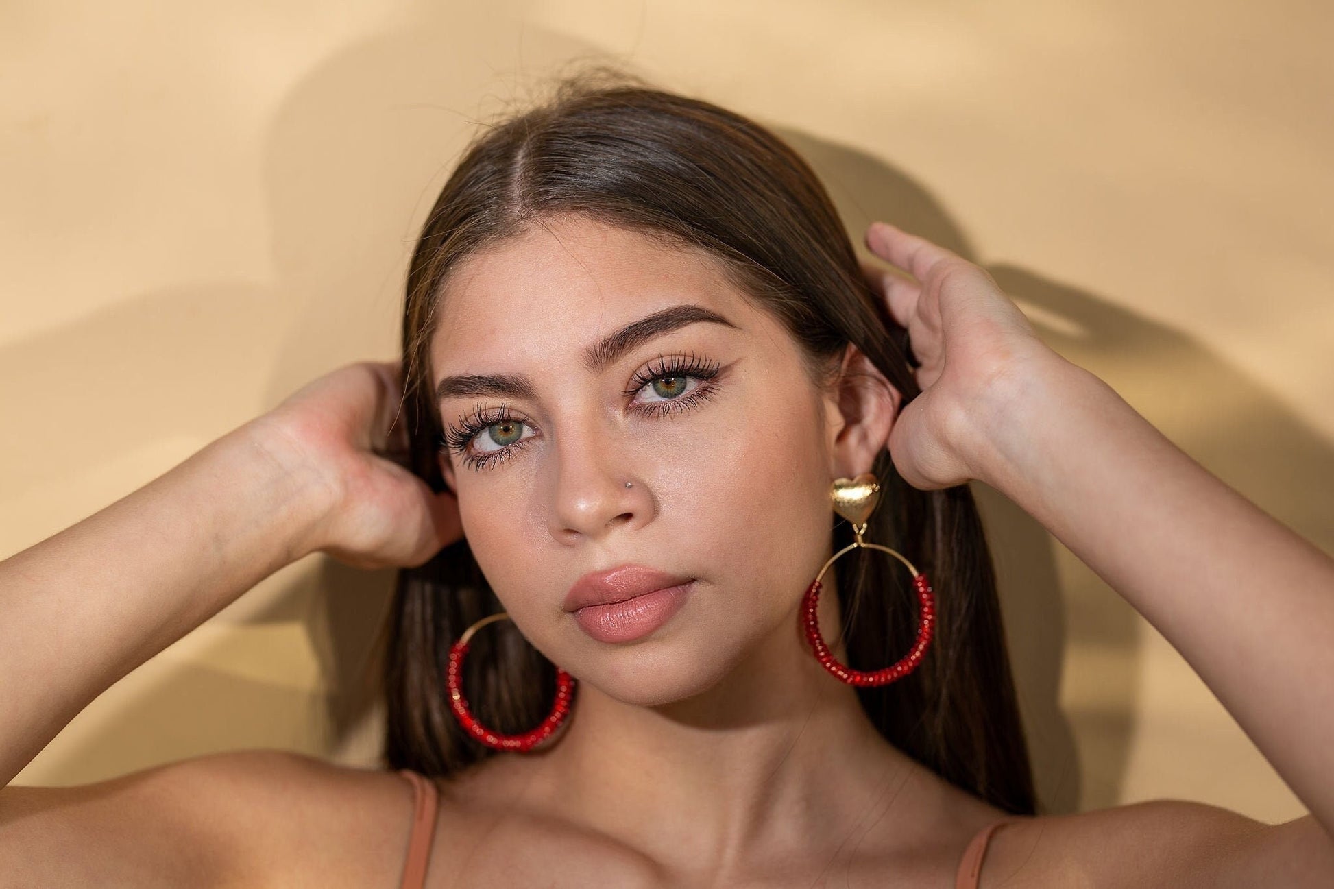 Thick hoop earring, Chunky earrings hoops, summer gifted, giftful earrings, summer gifte, beach giftful, summer gifted, giftful sister