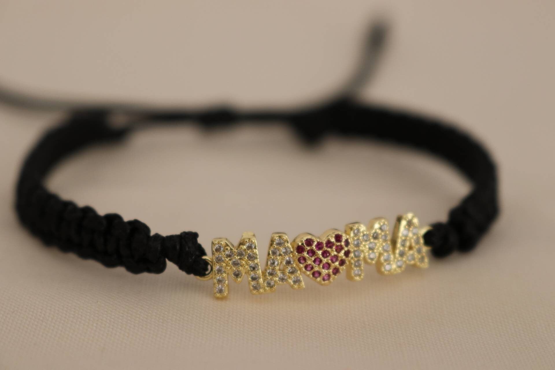 Mama bracelet gift, Mom Bracelet, Dainty bracelet, Stacking bracelet, Knotted Bracelet, Giftful Moms, gifted wife, motherly gifted For Her
