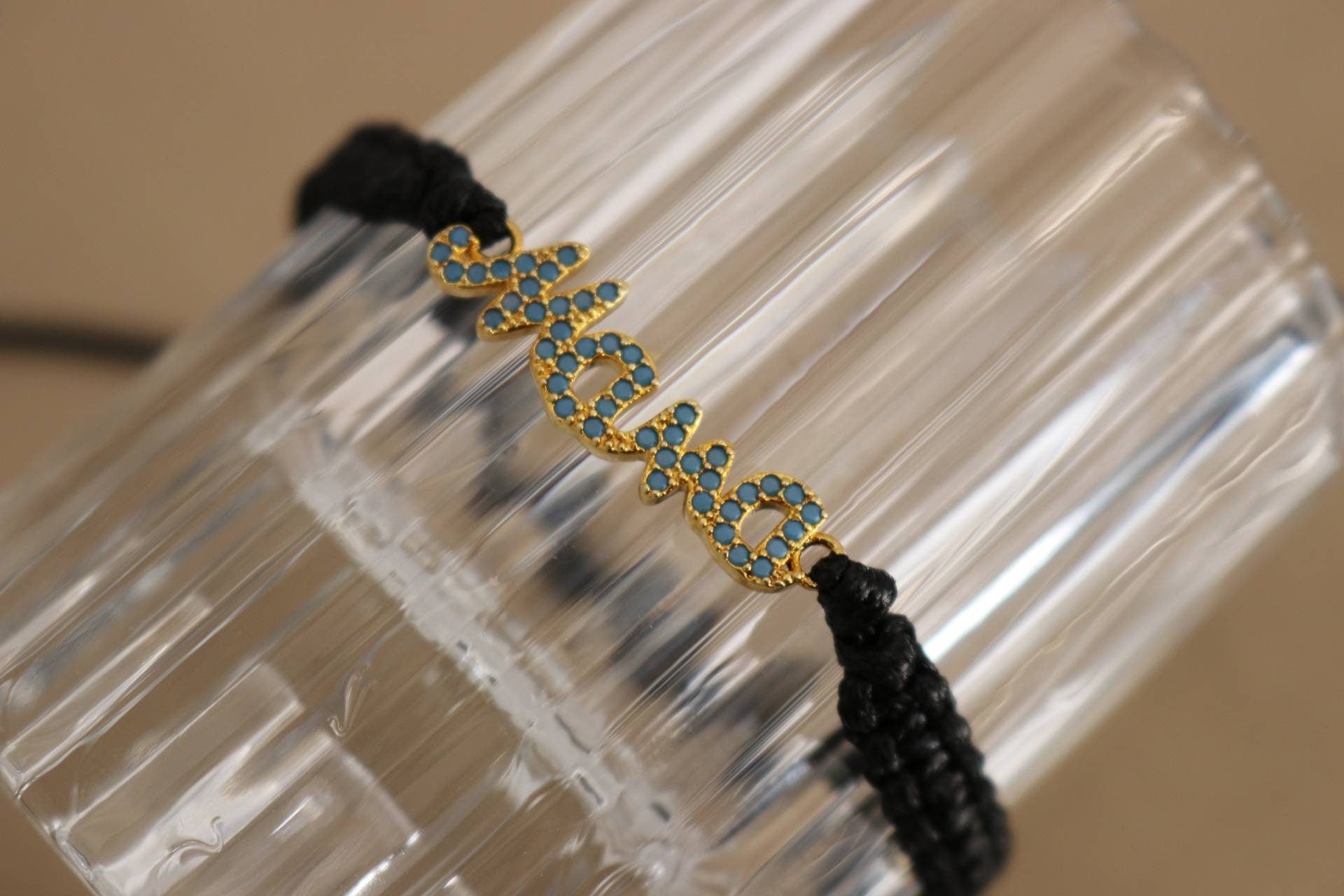 Dainty Mama Bracelet, Knotted Bracelet, Macrame bracelet, Mamas bracelet, Stacking bracelet, Giftful Moms, Gifted Wife, Gifts for-her Wife