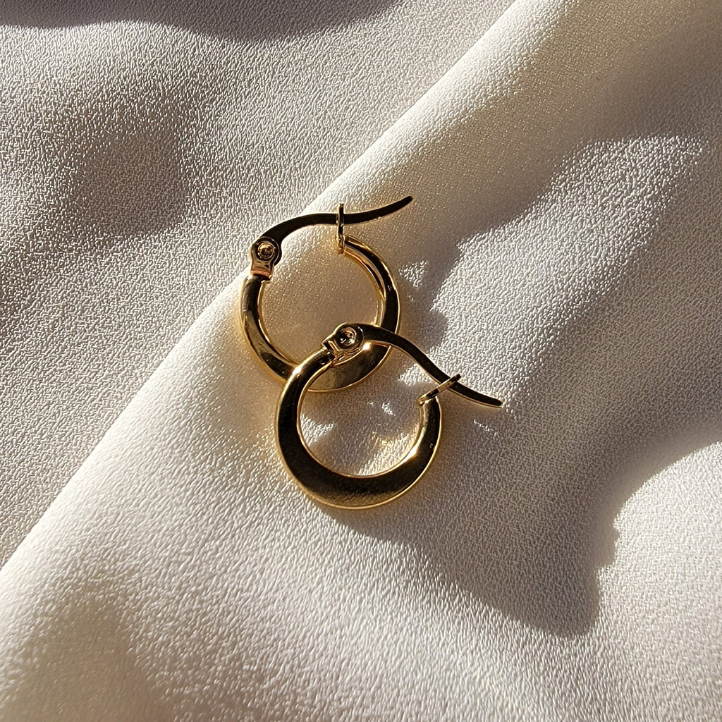 Thick hoop earrings, Mini hoop earrings, huggie hoop earrings, Tiny hoops earrings, mom birthday gift, christmas gifted, christmas giftful