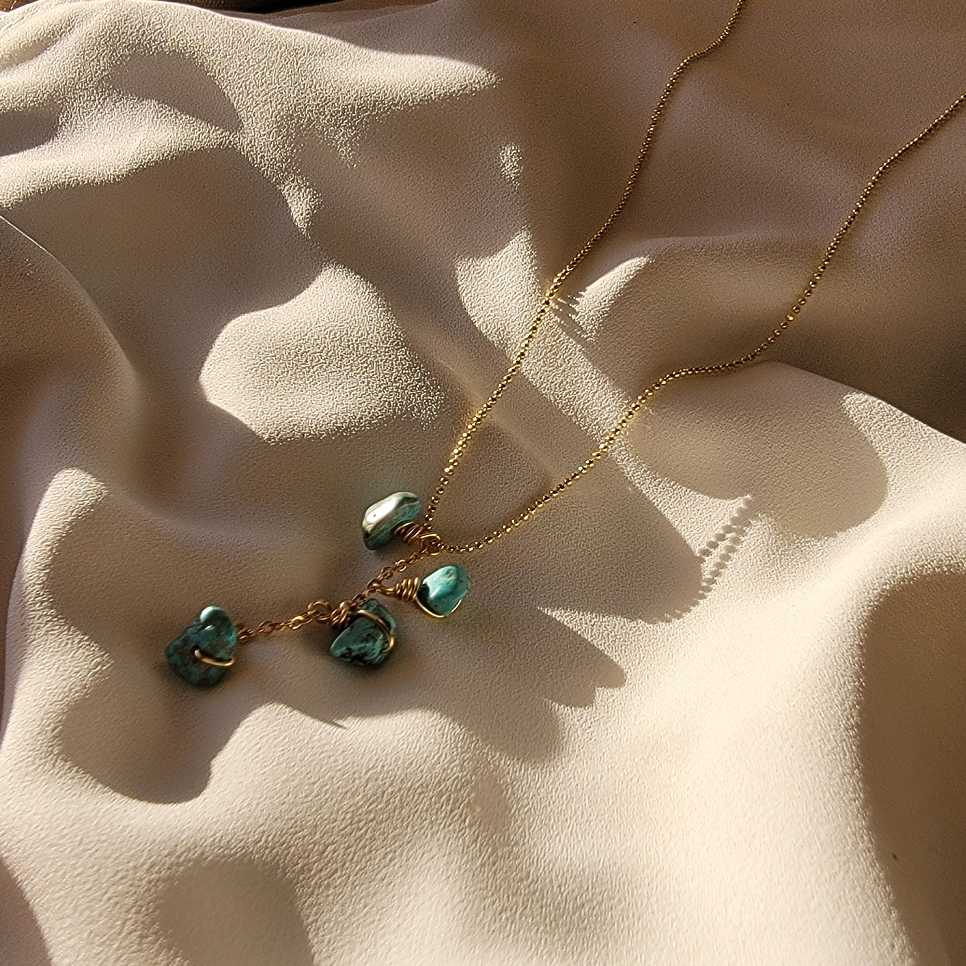 Turquoise necklace, necklace minimalistic, thin chain necklace, gold thin necklace, thin layered necklace, gıfted necklace, gift for- her