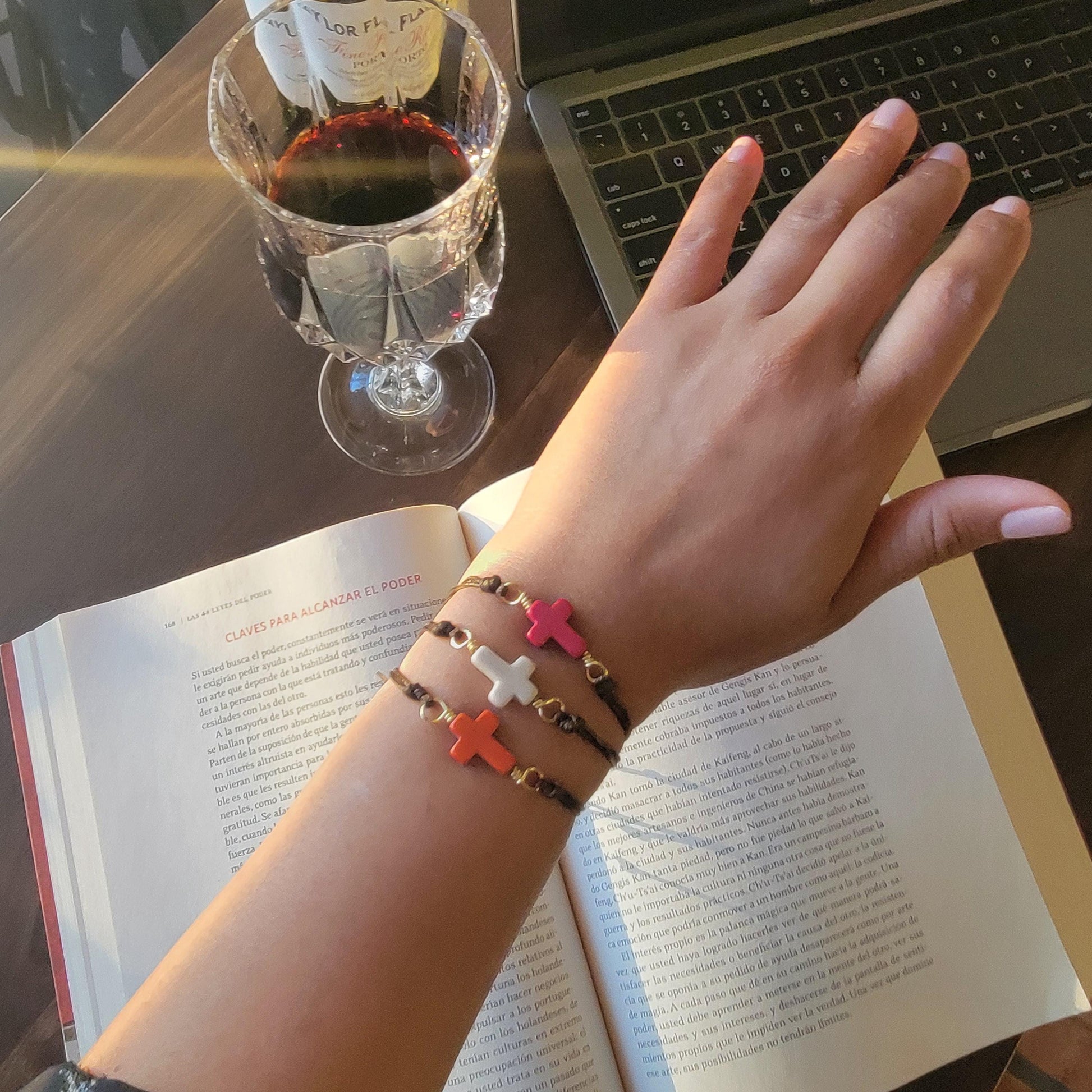 Cross bracelet string, Beaded Cross Bracelet, faith bracelets, Sideways Cross String Bracelet, Adjustable Cross Bracelet, Christian Bracelet