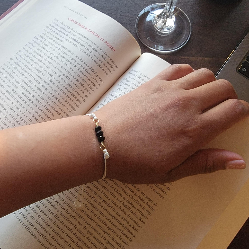 Wax cord bracelet-friendship bracelet, Waterproof Bracelet, String Bracelet, Adjustable Bracelet, Surfer Bracelet, Beachy Bracelet, Handmade