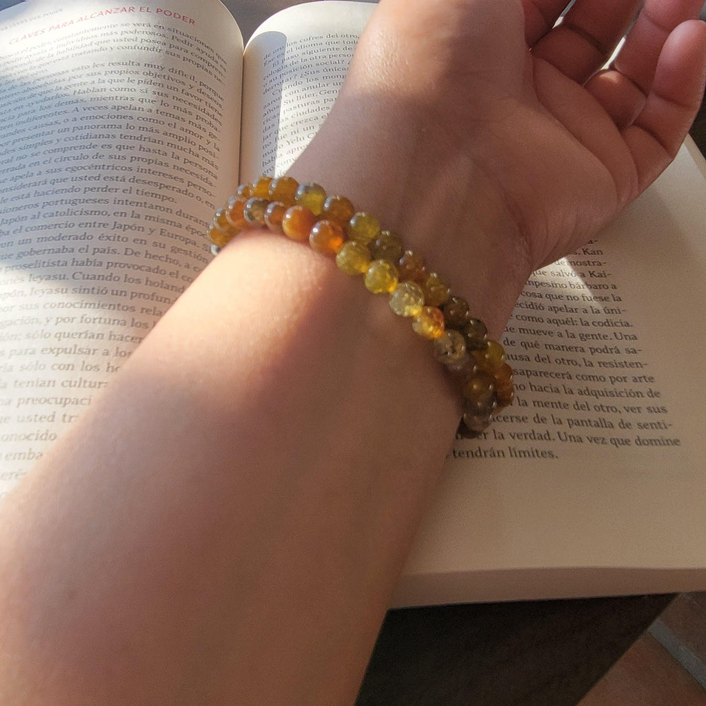 Dainty Bracelet, Leopardskin Jasper Stretch Bracelet, Calming Bracelet, Meditation Bracelet, Earthy gemstone bracelet, Healing Bracelet