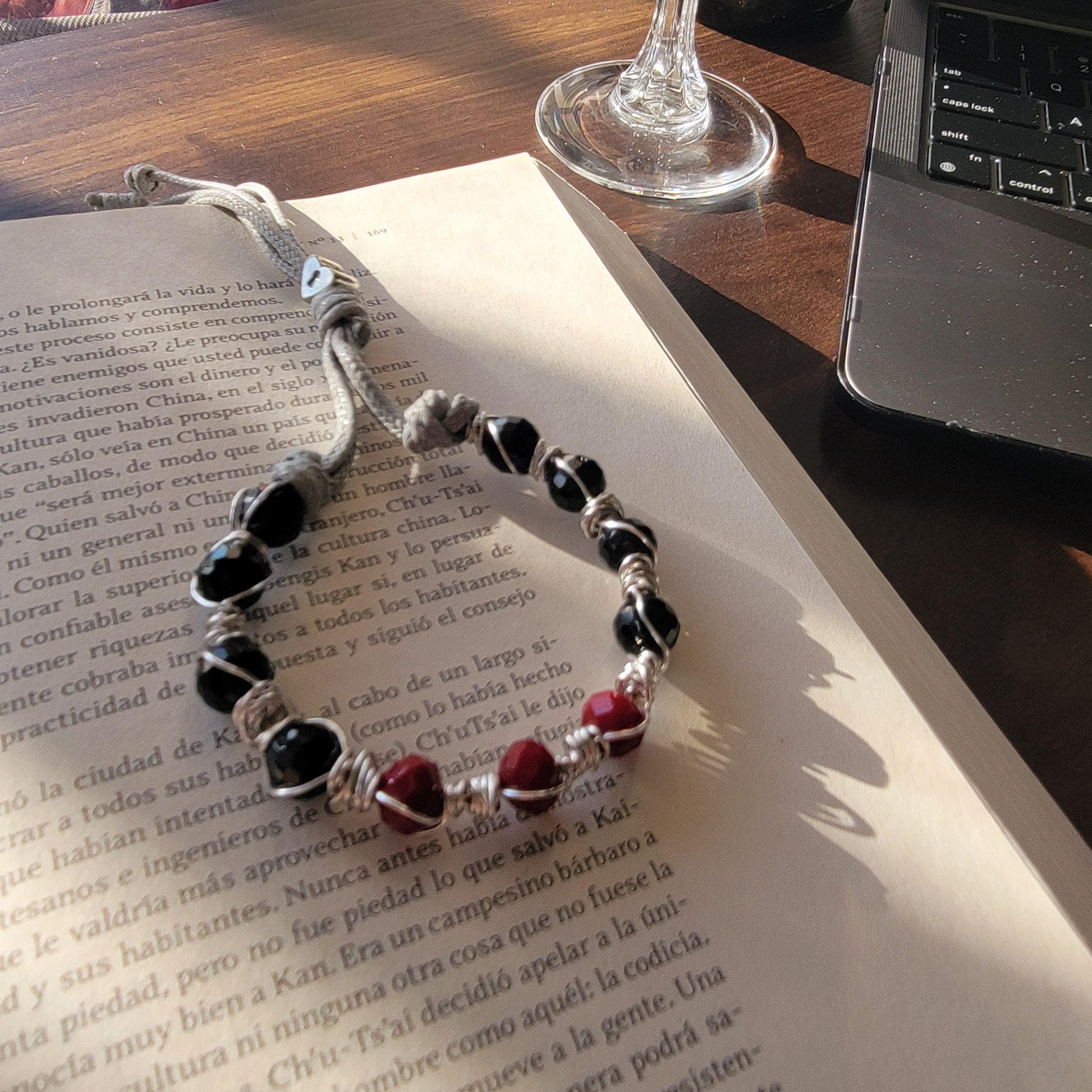 Crystal bracelets, Dainty bracelets, Crystal Bracelet, Boho layered wrap, Leather beaded wrap, stone-bracelet, bracelets for women, for gift